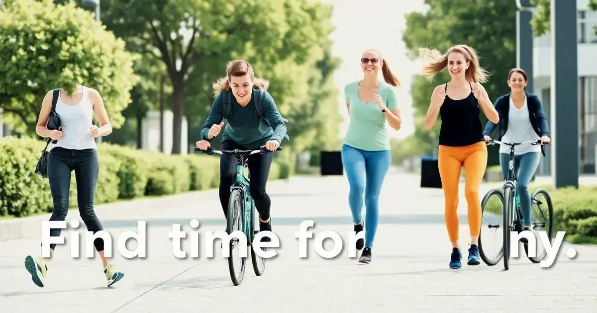 Finding Time for 30 Minutes of Exercise